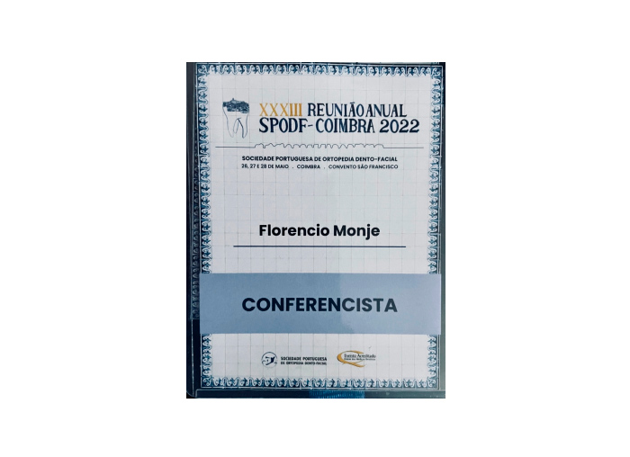 El Dr. Florencio Monje participó en el congreso de la Sociedad Portuguesa de Ortopedia Dento-Facial