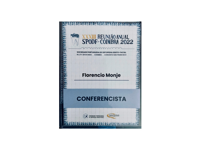 El Dr. Florencio Monje participó en el congreso de la Sociedad Portuguesa de Ortopedia Dento-Facial