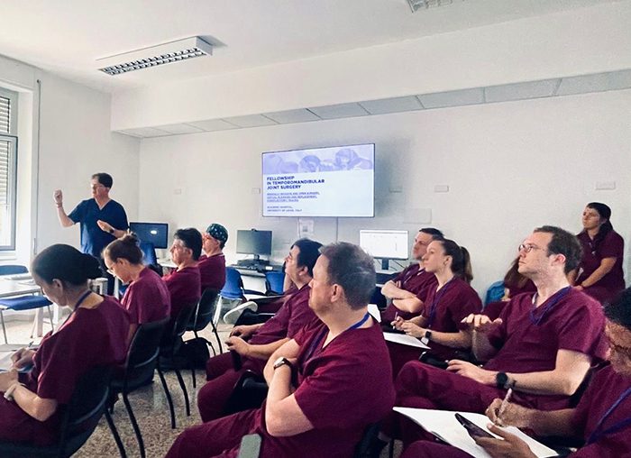 El Dr. Florencio Monje participa como ponente en el curso Fellowship in Temporomandibular Joint Surgery en Udine