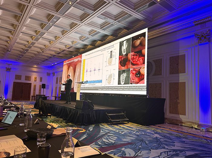 El Dr. Alberto Monje dio una charla sobre cómo prevenir y manejar complicaciones en la terapia con implantes en un simposio internacional en Australia.