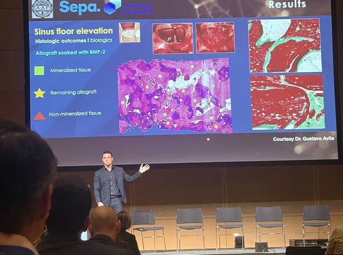 Dr. Alberto Monje en el Simposio de Osteología 2027