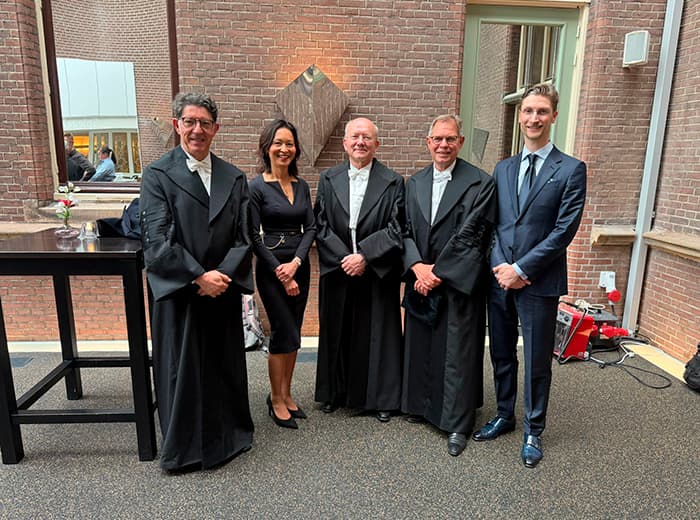 Florencio Monje evalúa una tesis sobre ATM en Groningen